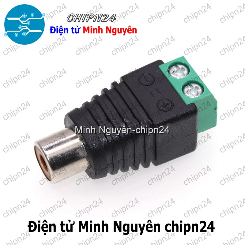 [1 cái] (F115.4) Jack chuyển AV RCA ra Domino Cái - HH004135
