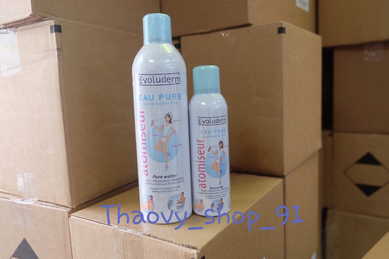 Xịt khoáng Evoluderm Atomiseur Eau Pure 150ml