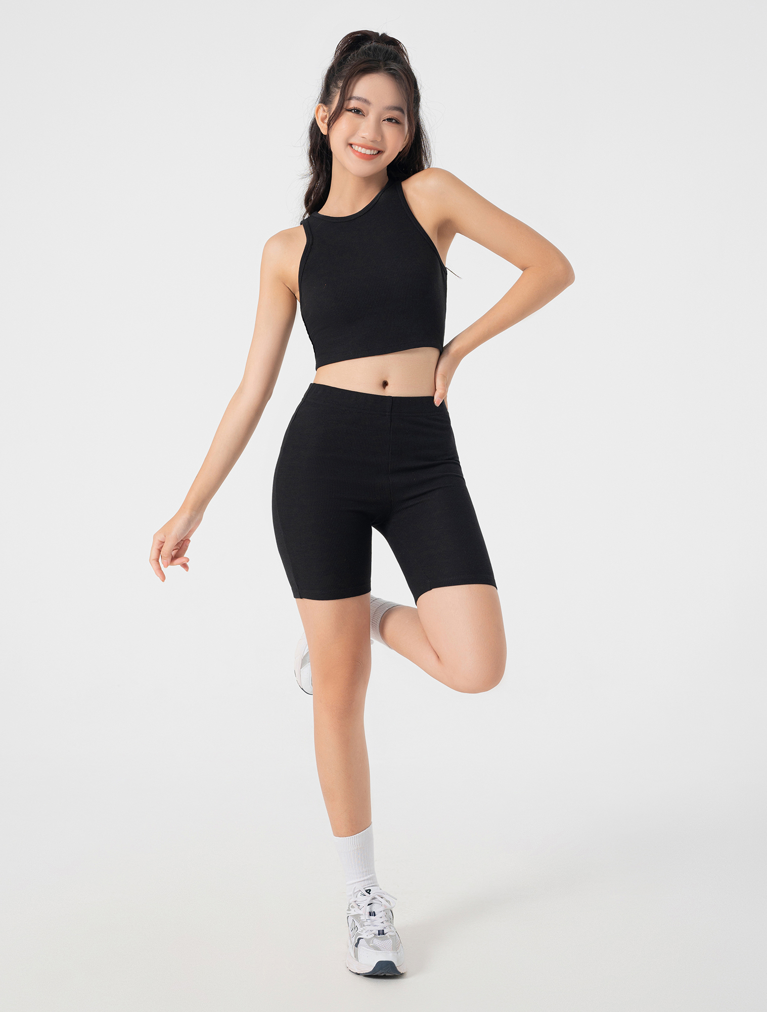 (2-7 tuổi) CANIFA  Chân váy bé gái hoạ tiết hoa nhí 100% cotton, cạp chun 1KS22S008