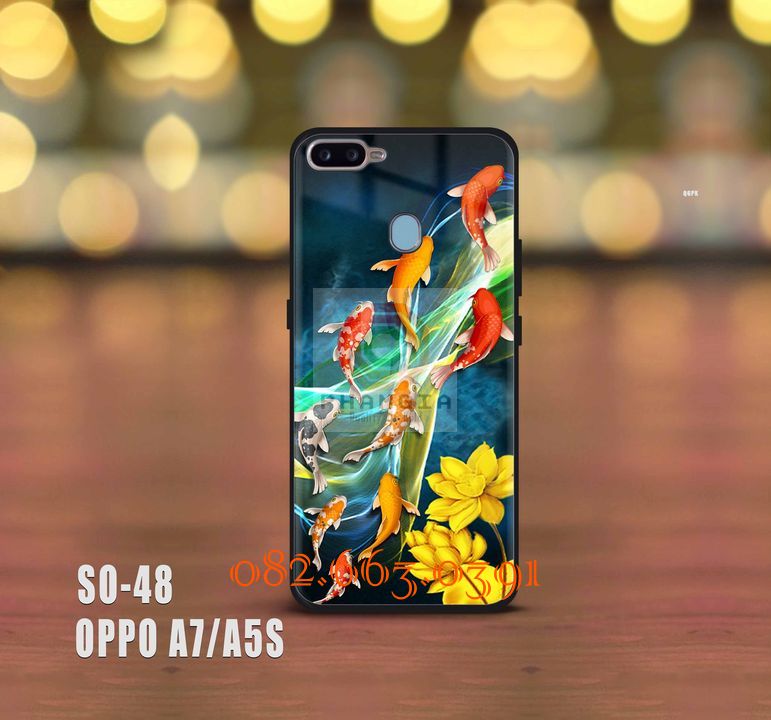 Ốp lưng Oppo A7/A5S hình cá koi siêu đẹp