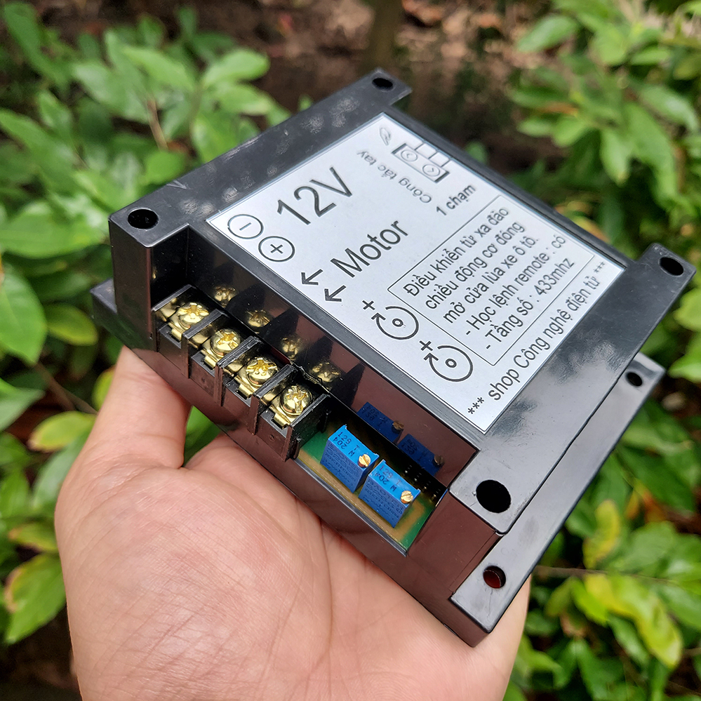 (  1 chạm   ) Mạch Điều khiển từ xa đảo chiều motor 12v - 50w (relay 30A)