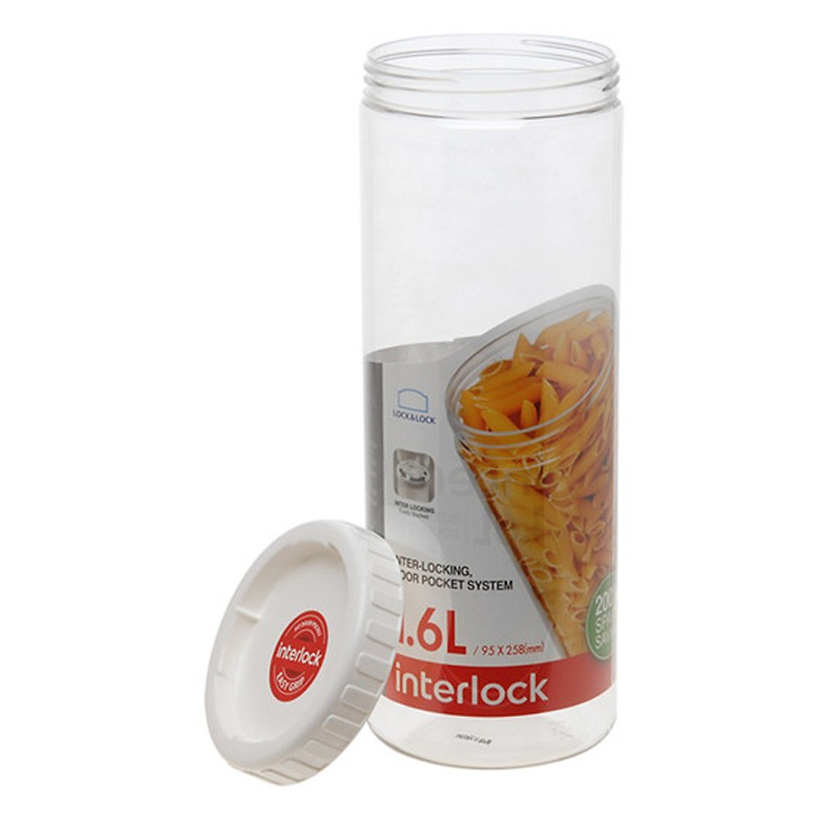 Hộp Bảo Quản Interlock Lock&Lock - INL303W - 1.6L