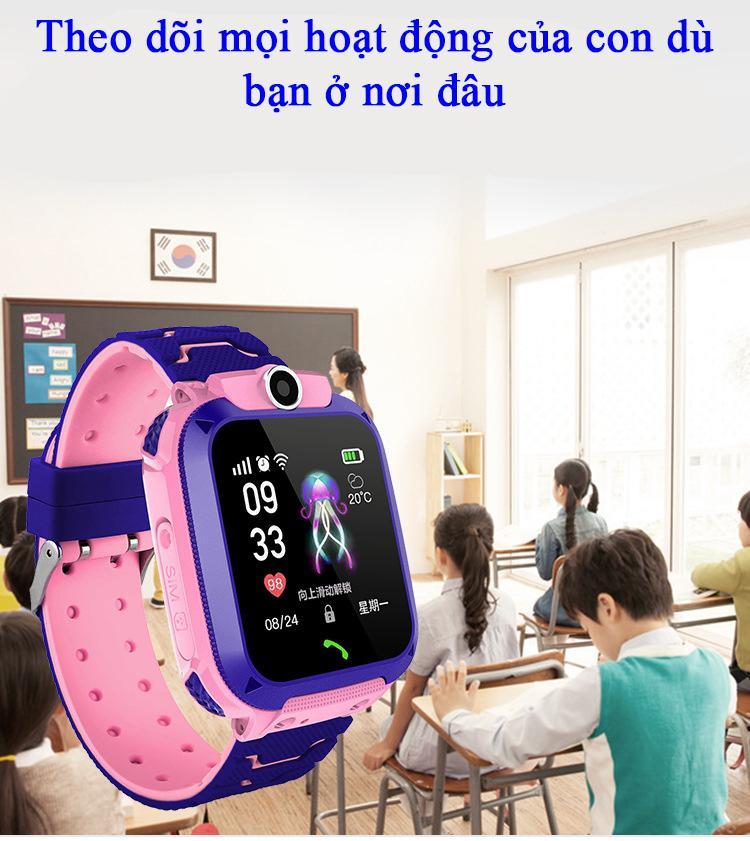 Đồng hồ định vị trẻ em A28 chống nước có camera
