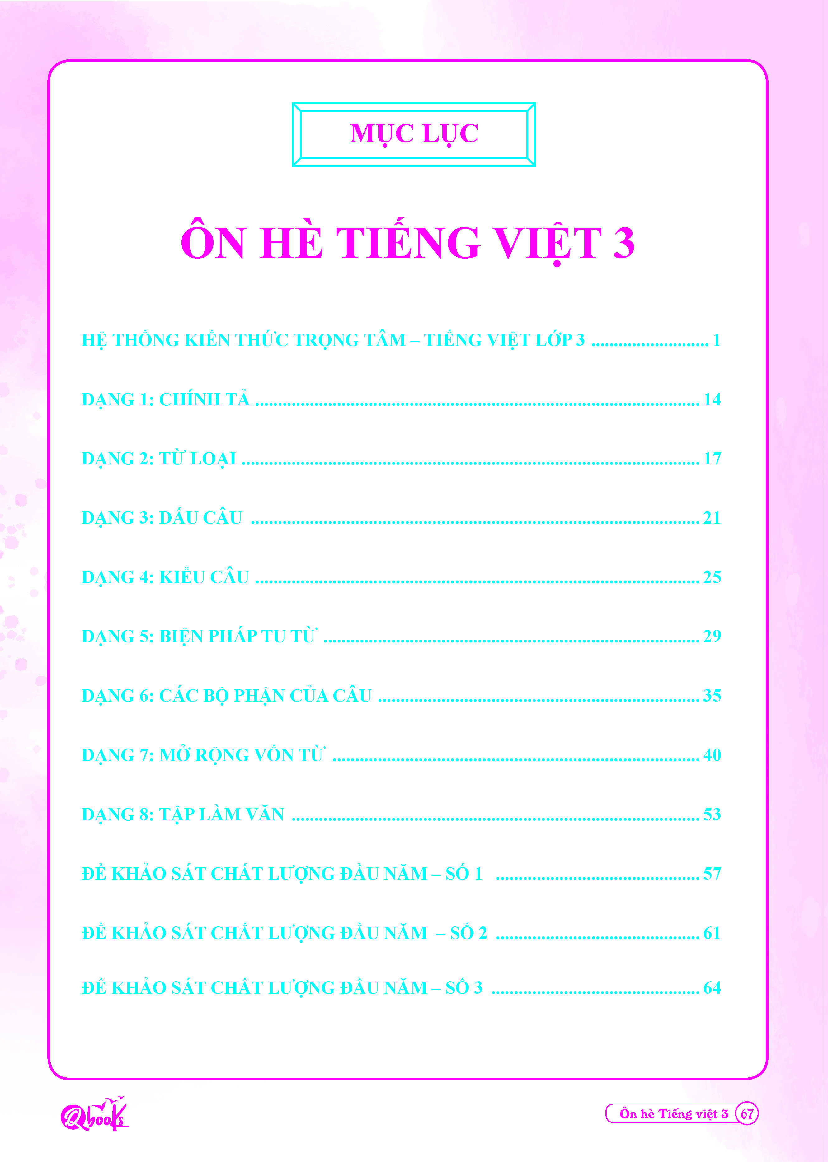 Combo Ôn Hè Toán Và Tiếng Việt 3
