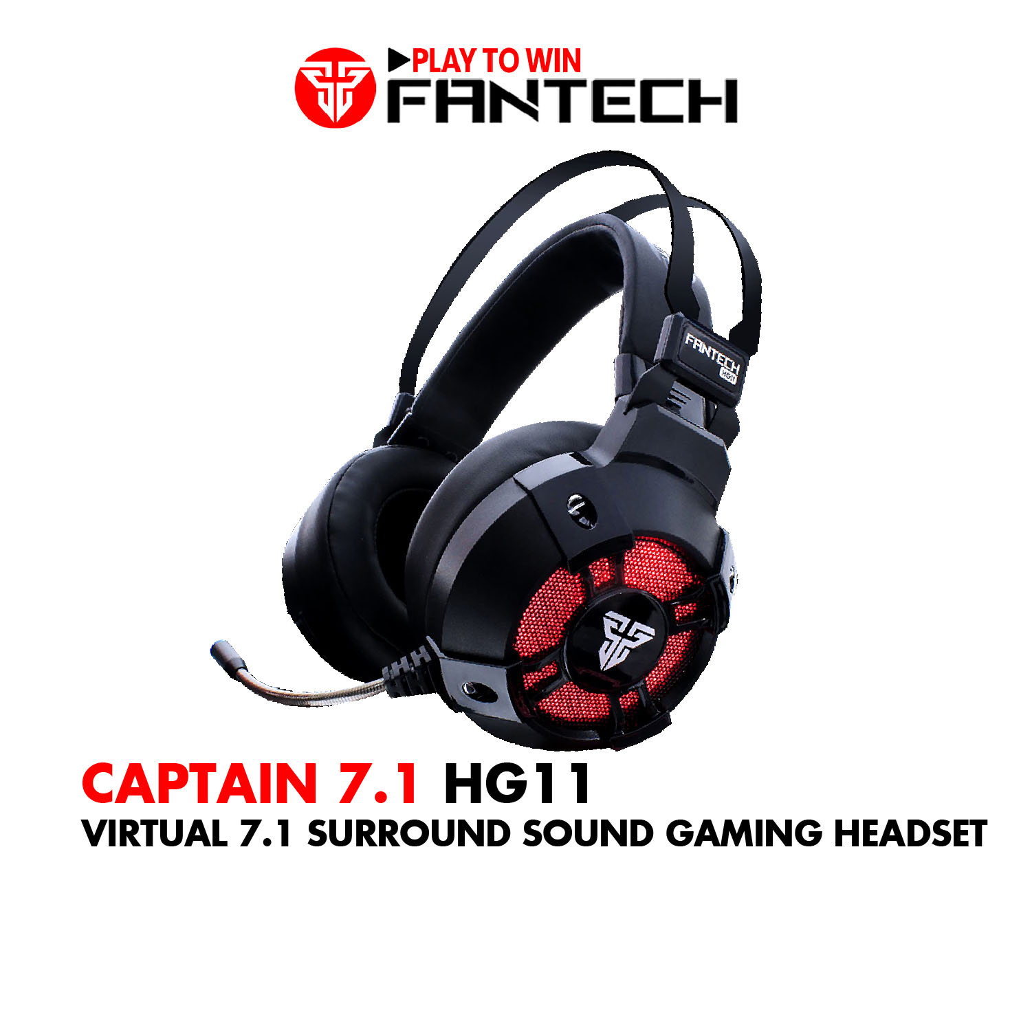 Tai nghe Gaming 7.1 Fantech HG11 Pro CAPTAIN Có Rung...