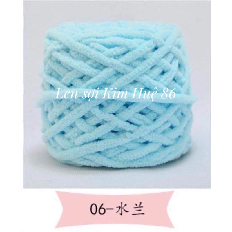 Len nhung đũa, len bông sữa cuộn 50gram