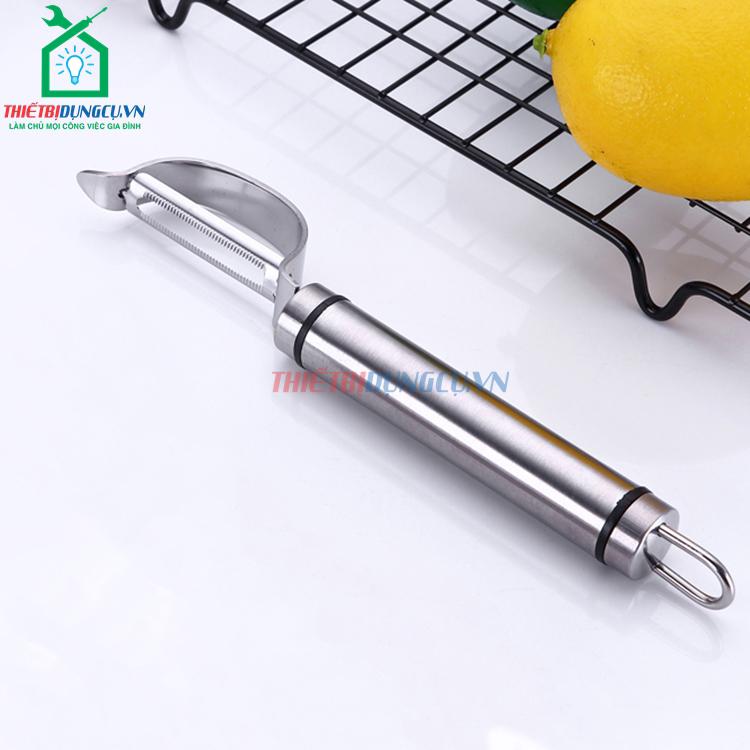 Dụng cụ gọt vỏ trái cây inox đa năng (kiểu gọt ngang)