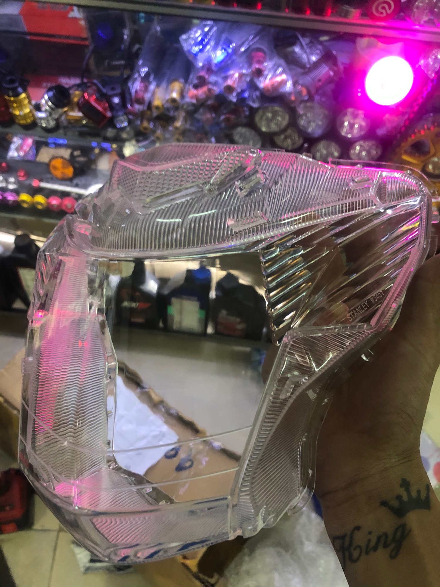 choá đèn satria raider fi