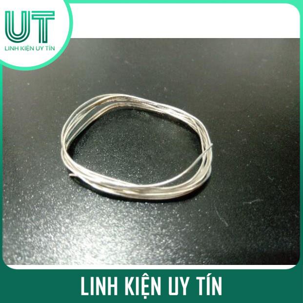 Thiếc Hàn Không Chì Có Bạc 0.6MM SN99.7 Ag0.3  (1 Mét)