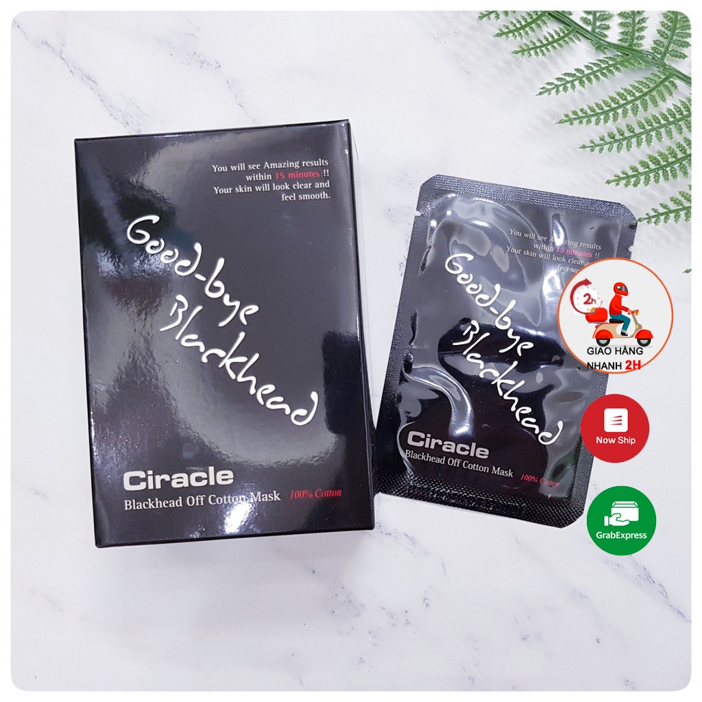 Mặt nạ đẩy mụn đầu đen goodbye blackhead ciracle (1 miếng)
