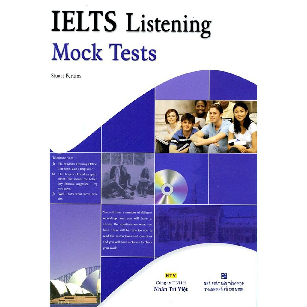 NS Minh Tâm - Sách - IELTS Listening Mock Test (Kèm CD)