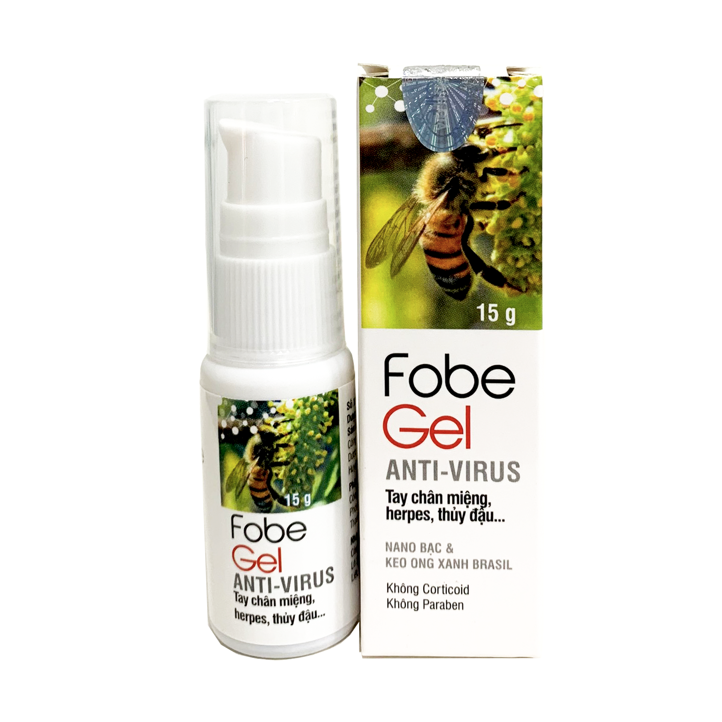 Gel Bôi Thủy Đậu, Zona, Tay Chân Miệng Fobe GEL ANTI VIRUS