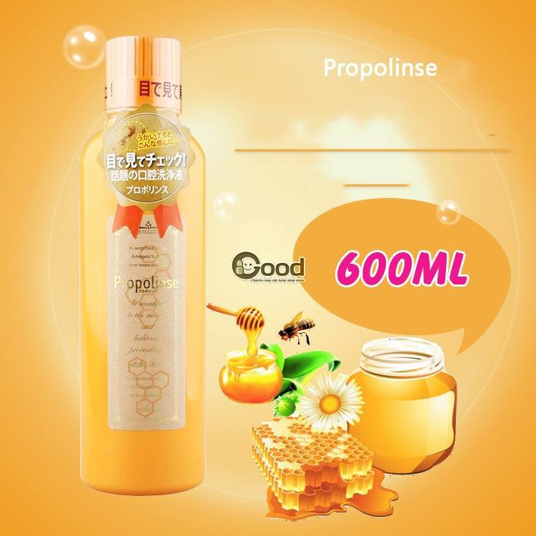 Nước Súc Miệng Đa Chức Năng Propolinse Nhật Bản 600ml