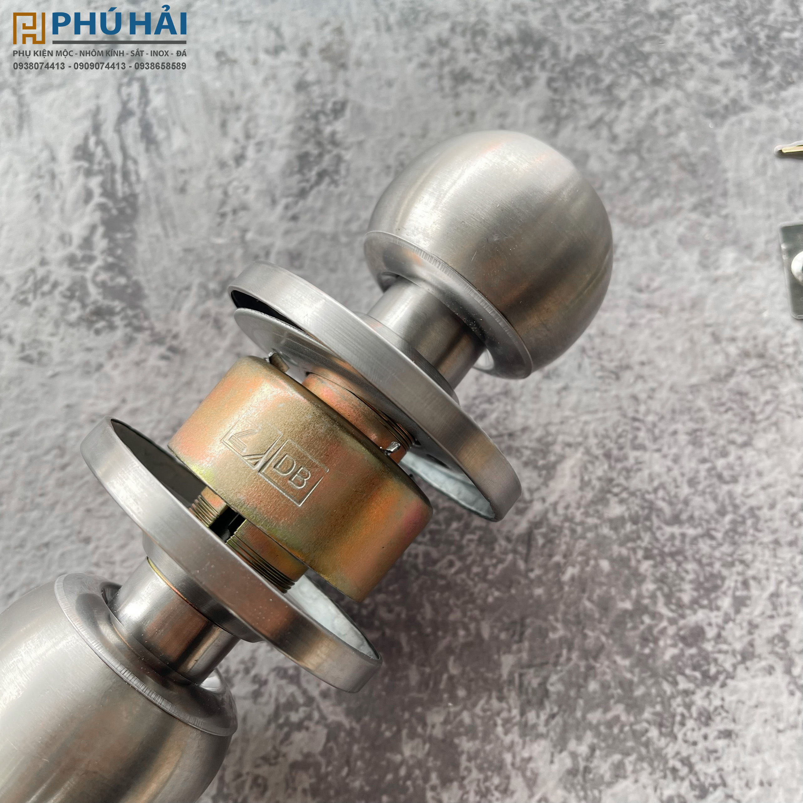 Khoá tay nắm tròn Zani Doorlock Cò Dài (khoá phòng, khoá nhà vệ sinh)