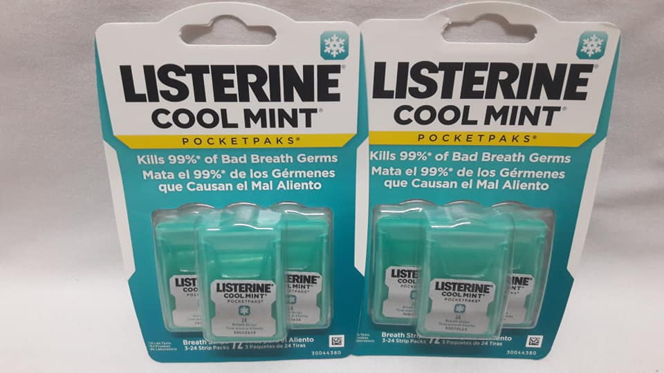 [HCM]Listerine Cool Mint thơm miệng - Mỹ (72 miếng)