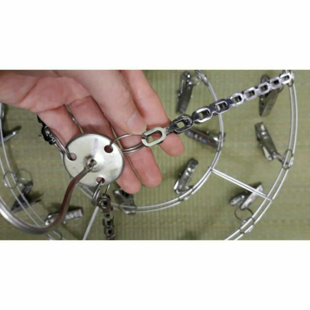 móc Tròn, Móc chùm inox phơi quần áo