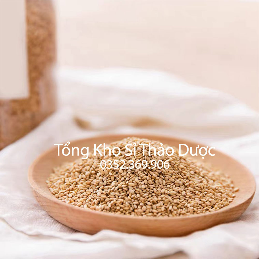 Hạt mè trắng nguyên vỏ 1kg ( Vừng trắng khô làm sốt mè rang thơm ngon)
