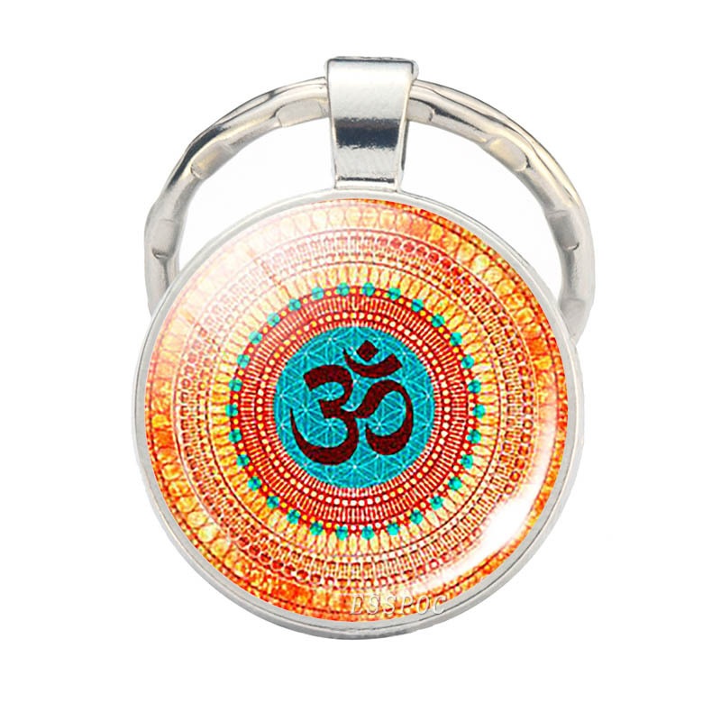 Phụ kiện YOGA Móc khóa hoa Mandala SPORTY YGK chất liệu thép không rỉ