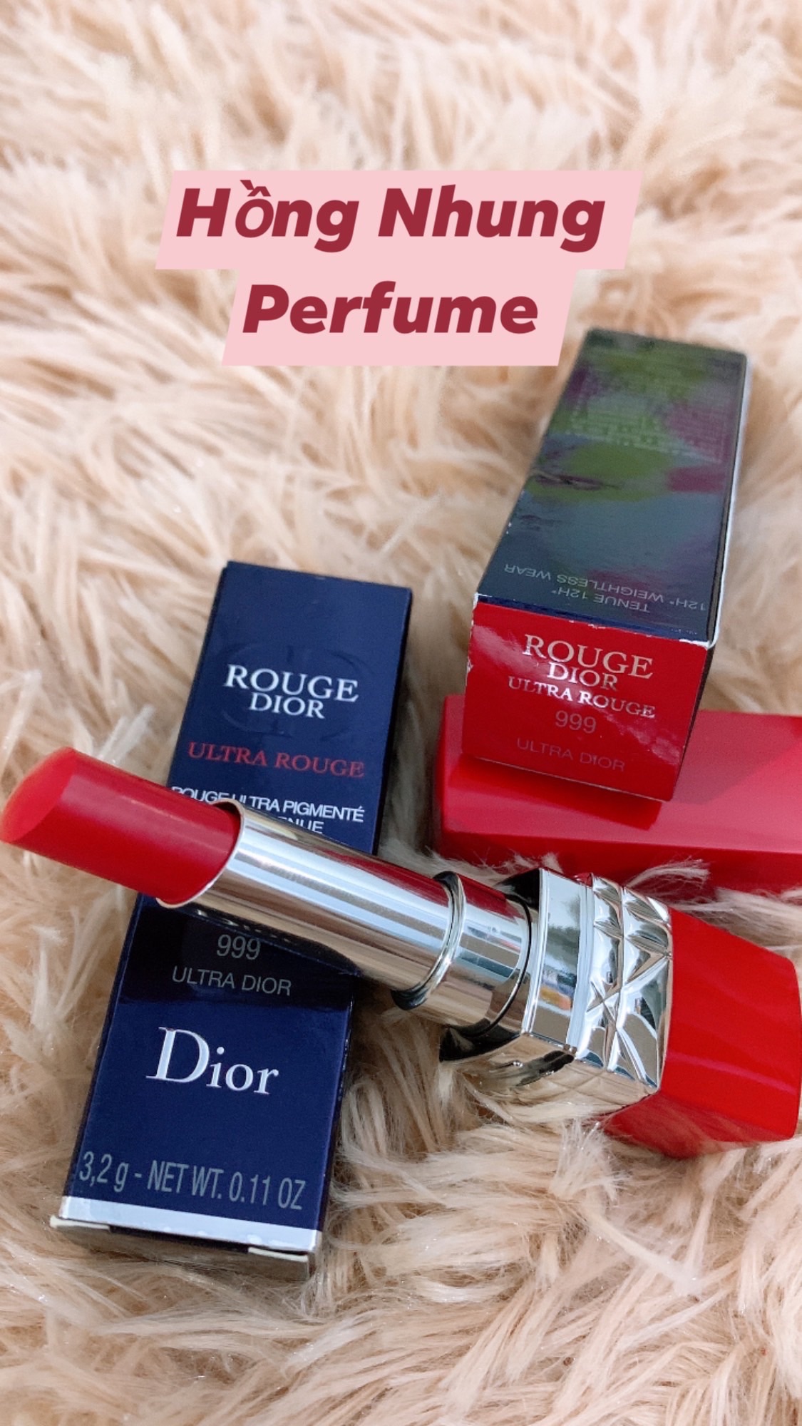 Son thỏi lì Dior Ultra Rouge 999 3,2g