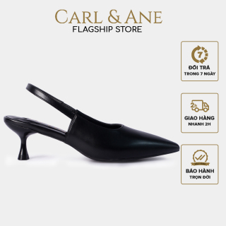 Carl & Ane - Giày cao gót mũi nhọn dáng công sở phong cách Hàn Quốc cao 5cm màu đen - CL013 thumbnail