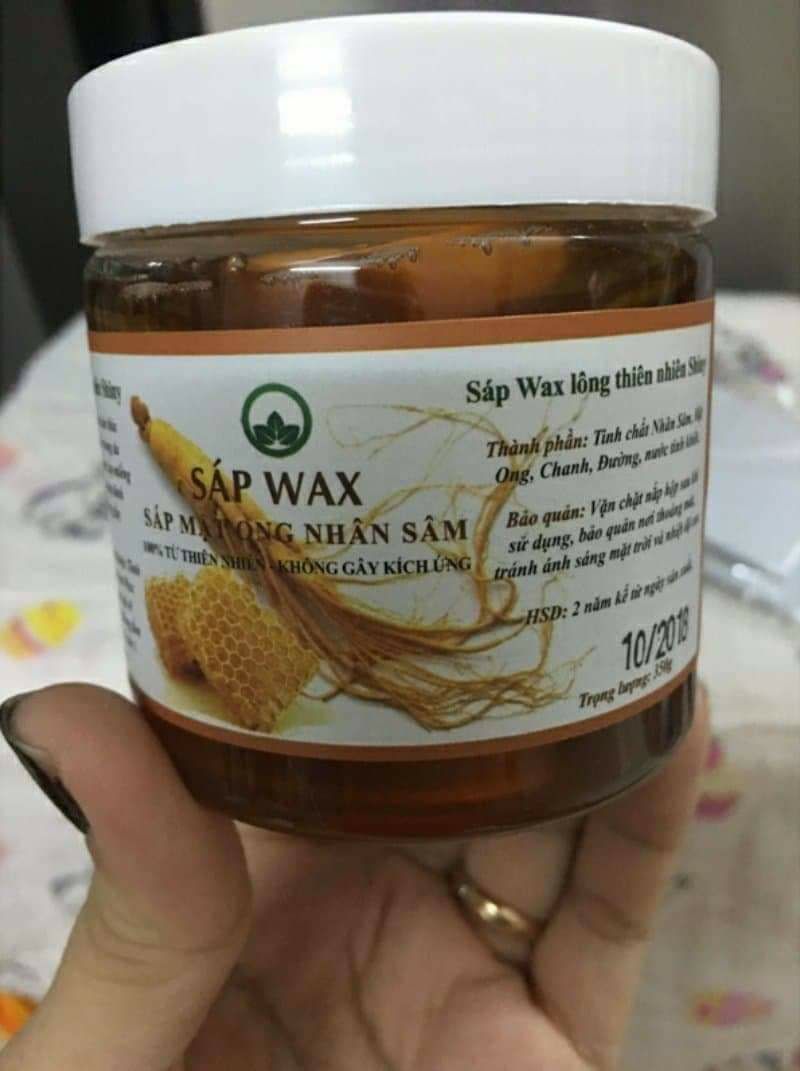sap wax nhân sâm shiny handemade