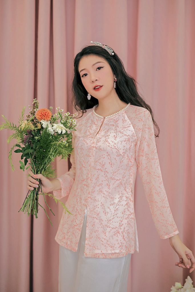 Sumire Store Áo bà ba Cách tân Út Hoa - 07 màu