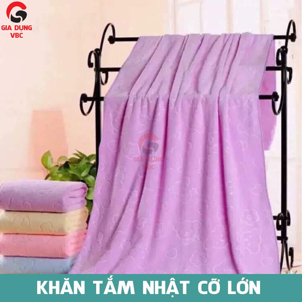 Khăn Tắm Nhật Loại Mềm  Cỡ Lớn