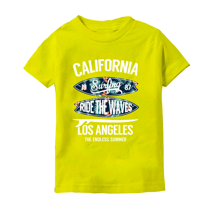 Áo thun california bé trai , bé gái vải thun cotton mềm mịn