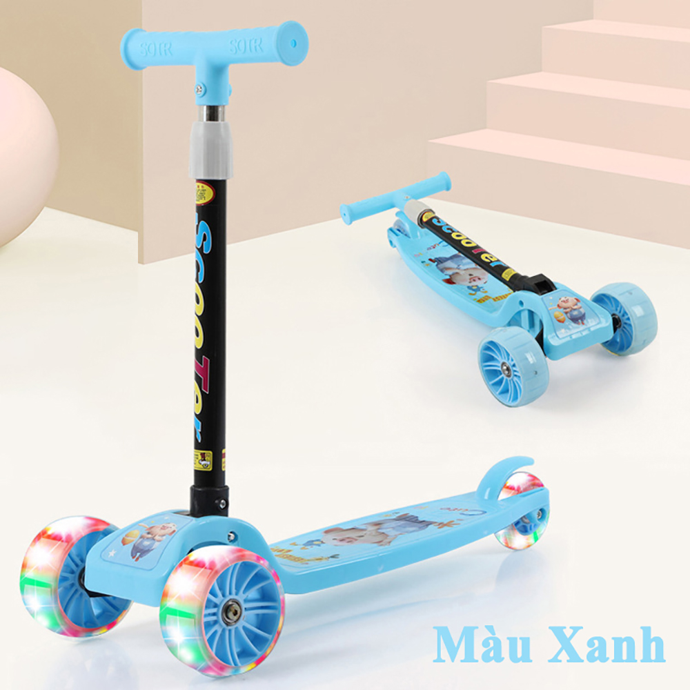 Xe trượt scooter cho bé có bánh xe phát sáng.