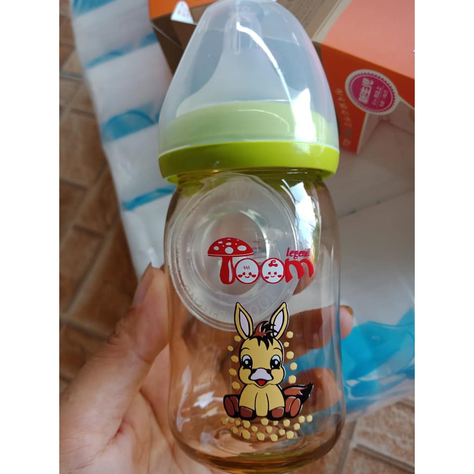 (Tặng 1 núm ti) Bình sữa TOOM xuất Nhật cho bé 160ml - 240ml