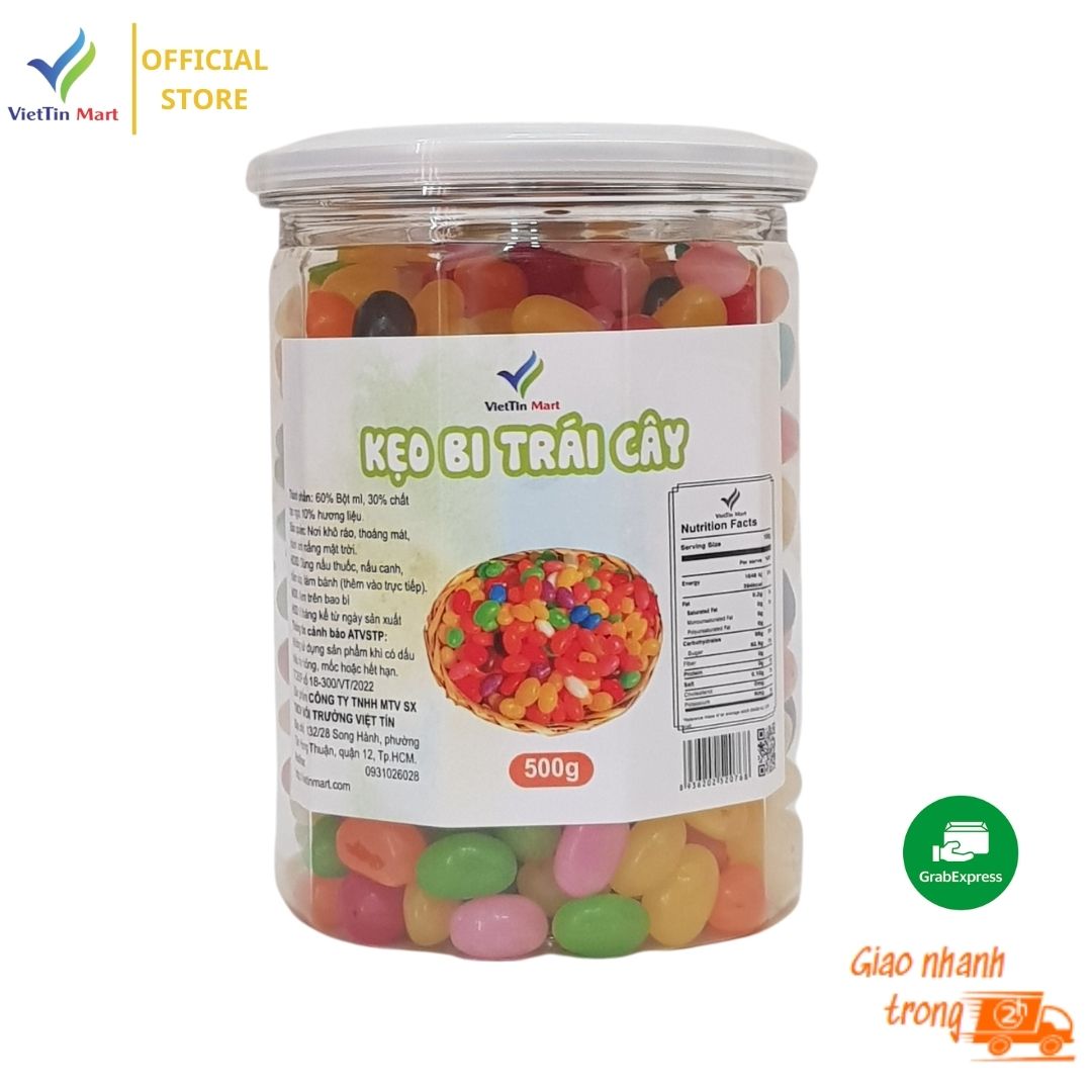 Kẹo bi trái cây viettin mart 500g