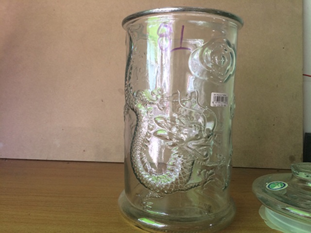 Bình Ngâm Rượu Thuỷ Tinh Trụ 8 Lít