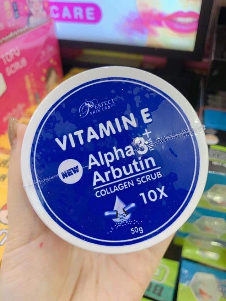 Tẩy tế bào chết VITAMIN E 10X Collagen Scrub  Thái Lan