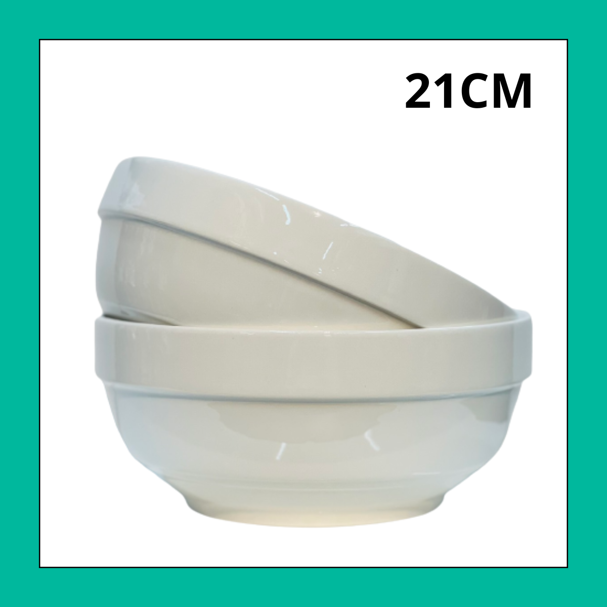 2 CÁI TÔ CHẤT LIỆU SỨ CAO CẤP ( 21cm)