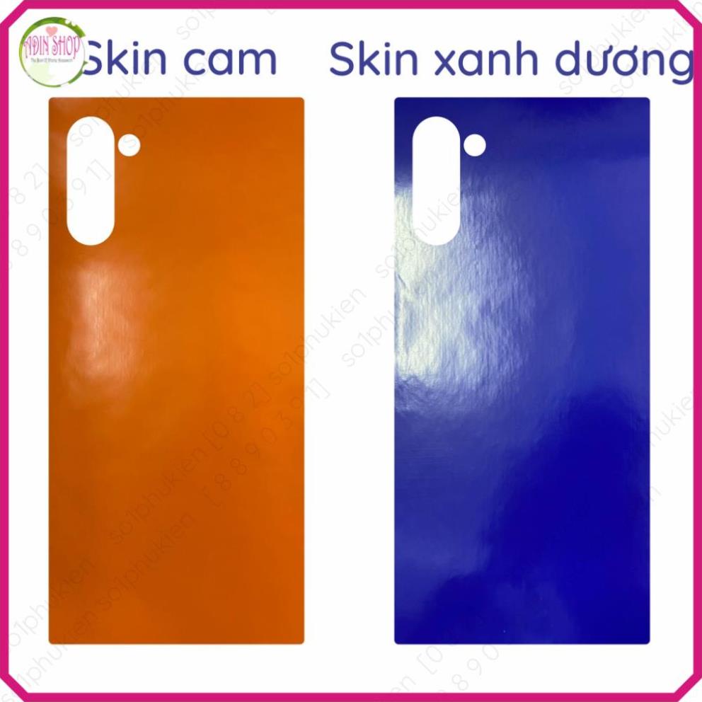 Miếng dán mặt lưng skin carbon dành cho dòng máy Samsung Galaxy Note 10/ Note 10 Plus (Note 10+)