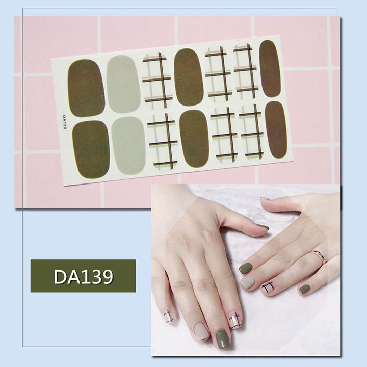 [HCM]Tấm sticker đẹp mắt dùng dán trang trí móng tay mã DA121 - DA140
