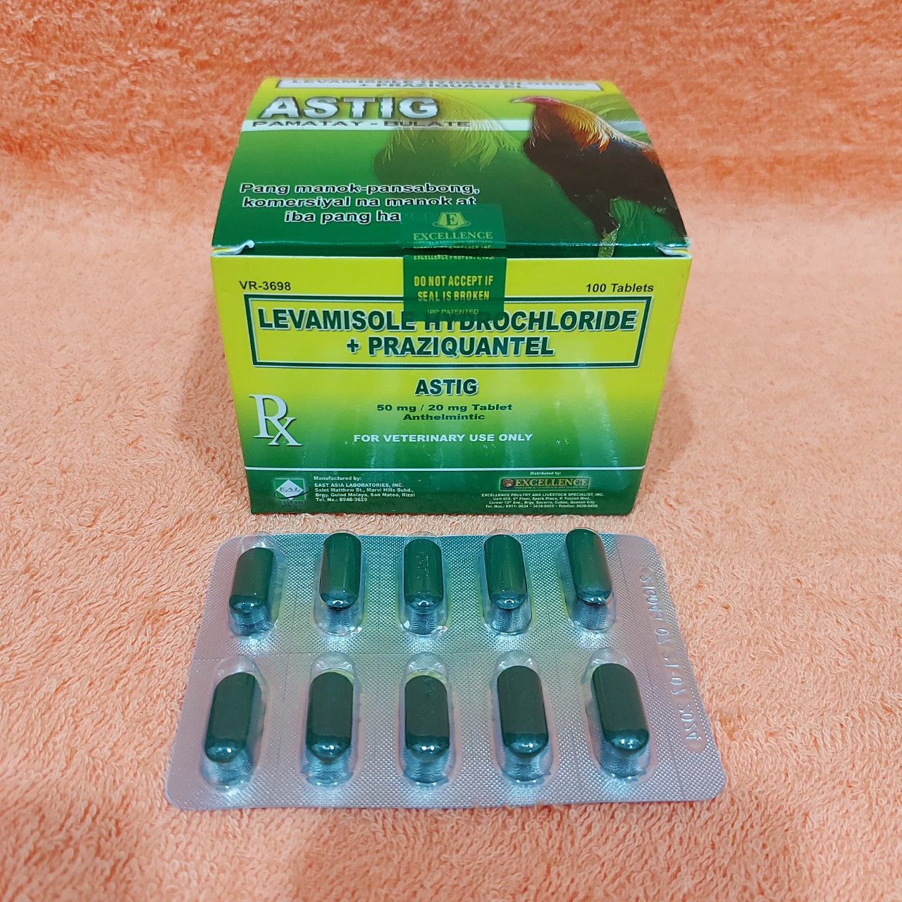 Hcm - thuốc xổ lãi - ASTIG Philippine dành cho gà đá
