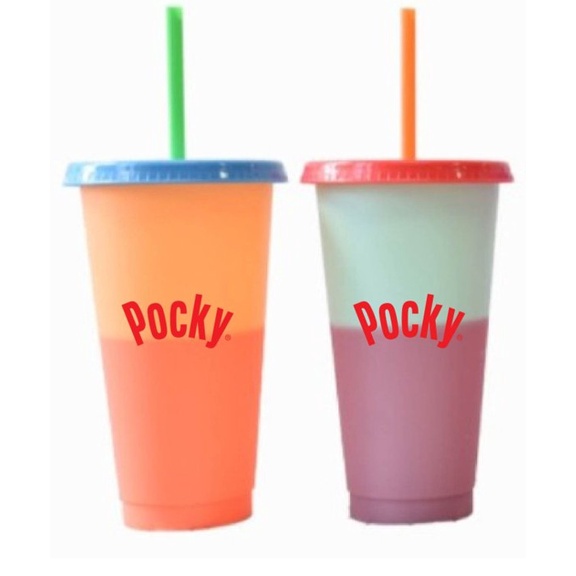 (1 ly màu bất kỳ) Ly Đổi Màu Pocky - màu bất kỳ