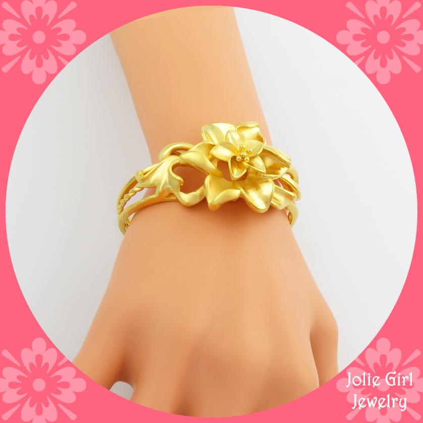 Vòng Tay Đóa Hoa Mạ Vàng 24K VTHX