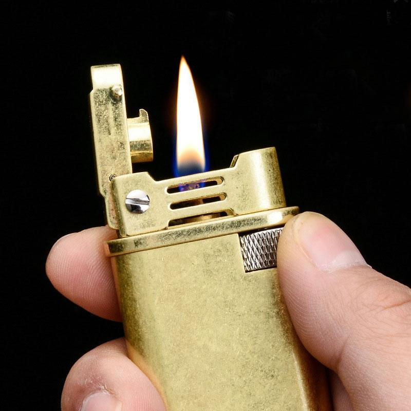 Hộp Quẹt Bật Lửa Xăng Đá Cao Cấp CF-218 Sang Trọng Đánh Lửa Tự Động
