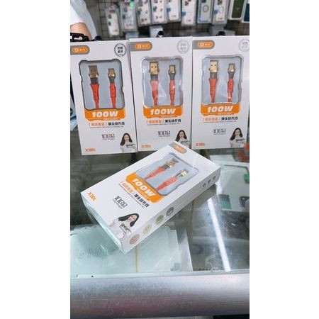cáp sạc nhanh 100w dây chống rối. siêu bền