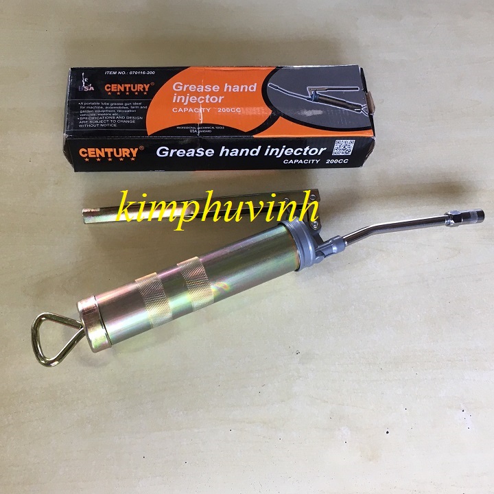 Bơm mỡ cầm tay 200cc - bơm mỡ bò