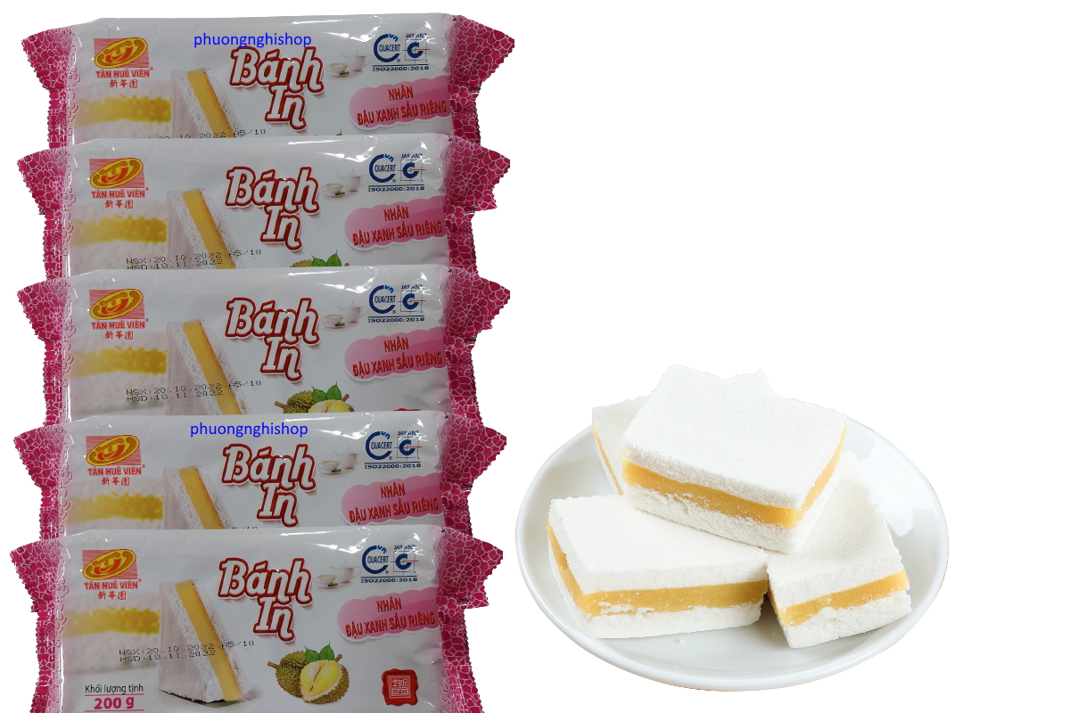 Bánh in 5 miếng 200gr Tân Huê Viên