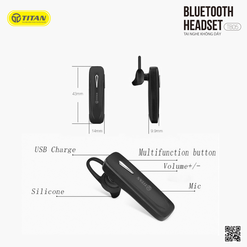 Tai Nghe Buletooth TITAN TB05