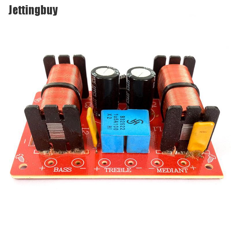 Jettingbuy 150W 3 Way Hi-Fi Speaker Frequency Divider Crossover Filters Treble Bass Mediant