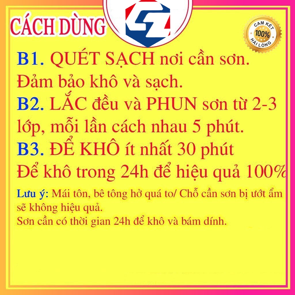 [Chính Hãng - BH 2 Năm]Bình Xịt Nhật Bản - Cz Japan Chống Thấm Vết Nứt Mái Nhà, Sàn Nhà Vệ Sinh, Máng Xối, Mái Tôn, Sàn Nhà