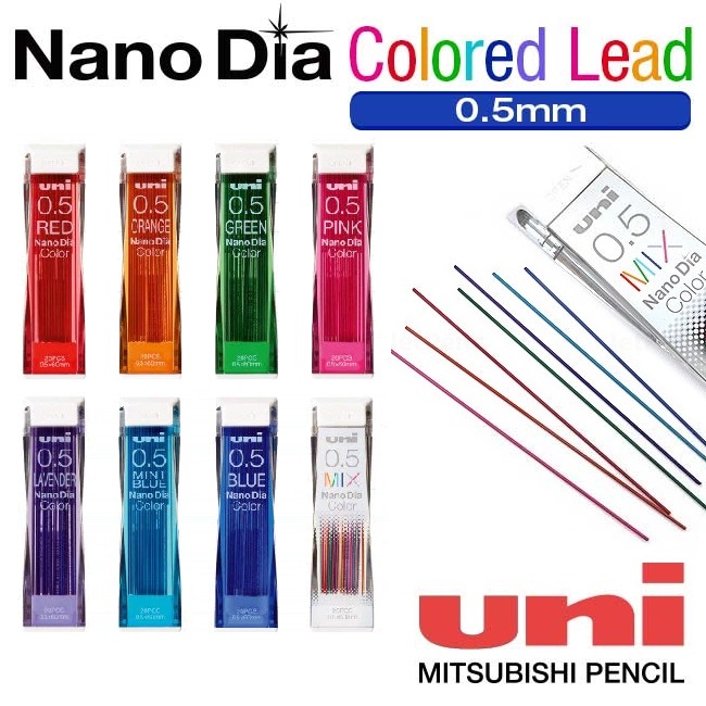 Hộp ngòi Chì Kim Uni Nano Dia Color