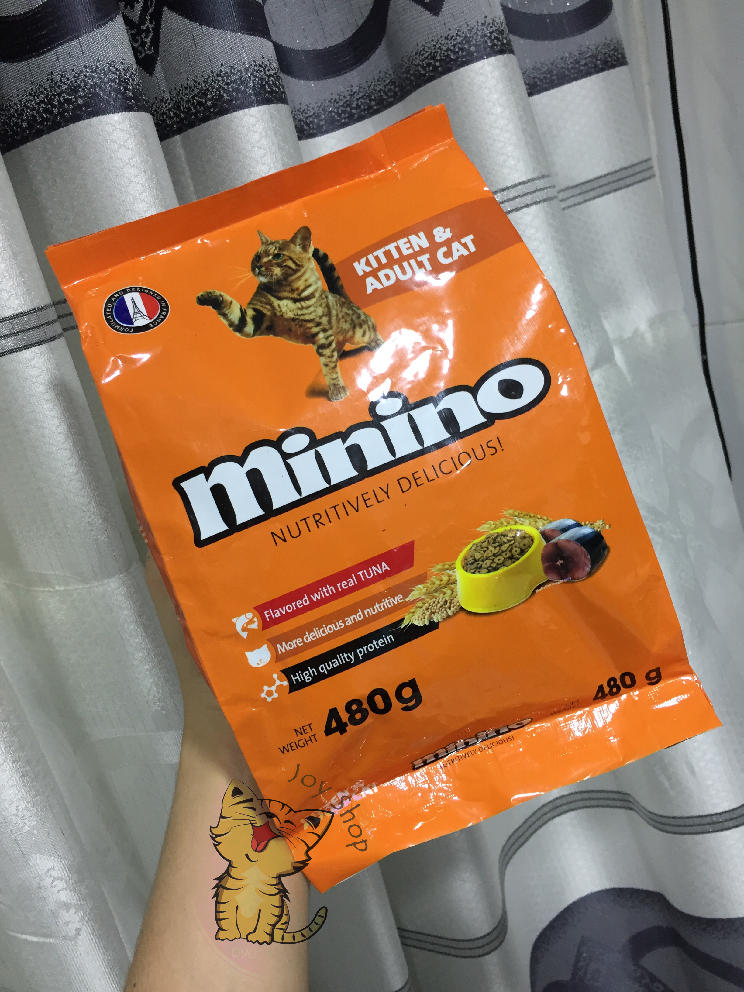 THỨC ĂN CHO MÈO MININO 480GR