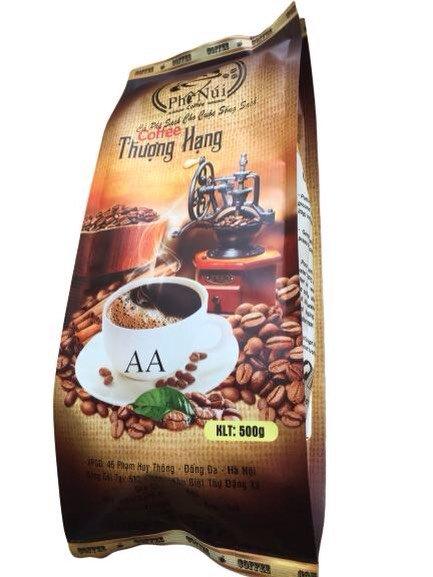 Hạt cà phê Robusta rang Mộc nguyên chất -1kg -Đắc lắc - gaohungnam.com