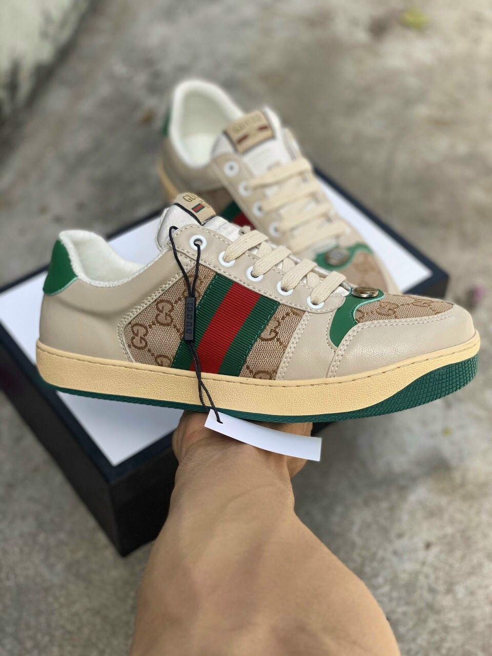 Giày thể thao sneakers GUCCi siêu chất